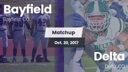 Matchup: Bayfield  vs. Delta  2017