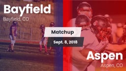 Matchup: Bayfield  vs. Aspen  2018