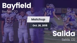 Matchup: Bayfield  vs. Salida  2018