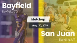 Matchup: Bayfield  vs. San Juan  2019
