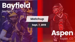 Matchup: Bayfield  vs. Aspen  2019