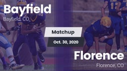 Matchup: Bayfield  vs. Florence  2020