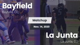 Matchup: Bayfield  vs. La Junta  2020