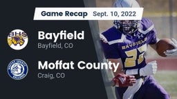 Recap: Bayfield  vs. Moffat County  2022