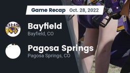 Recap: Bayfield  vs. Pagosa Springs  2022