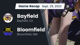 Recap: Bayfield  vs. Bloomfield  2023