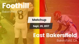 Matchup: Foothill  vs. East Bakersfield  2017