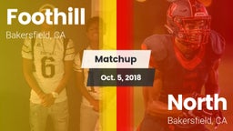 Matchup: Foothill  vs. North  2018