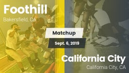 Matchup: Foothill  vs. California City  2019