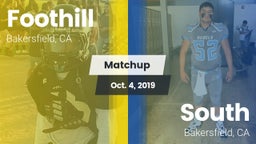 Matchup: Foothill  vs. South  2019