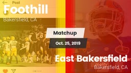 Matchup: Foothill  vs. East Bakersfield  2019