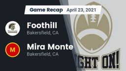 Recap: Foothill  vs. Mira Monte  2021