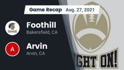 Recap: Foothill  vs. Arvin  2021