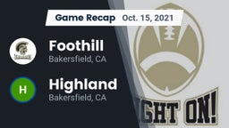 Recap: Foothill  vs. Highland  2021