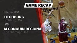 Recap: Fitchburg  vs. Algonquin Regional  2015