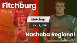 Matchup: Fitchburg High vs. Nashoba Regional  2016