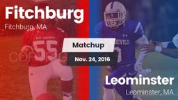 Matchup: Fitchburg High vs. Leominster  2016