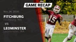 Recap: Fitchburg  vs. Leominster  2016