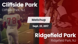 Matchup: Cliffside Park High vs. Ridgefield Park  2017