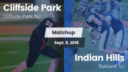 Matchup: Cliffside Park High vs. Indian Hills  2018