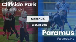 Matchup: Cliffside Park High vs. Paramus  2018