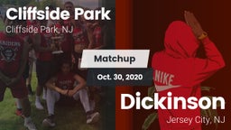 Matchup: Cliffside Park High vs. Dickinson  2020
