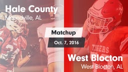 Matchup: Hale County High vs. West Blocton  2016