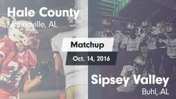 Matchup: Hale County High vs. Sipsey Valley  2016