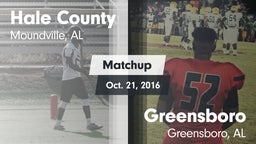 Matchup: Hale County High vs. Greensboro  2016