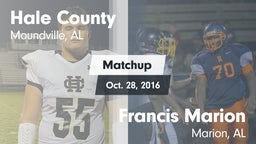 Matchup: Hale County High vs. Francis Marion 2016