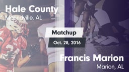 Matchup: Hale County High vs. Francis Marion  2016