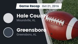 Recap: Hale County  vs. Greensboro  2016