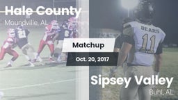 Matchup: Hale County High vs. Sipsey Valley  2017