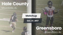 Matchup: Hale County High vs. Greensboro  2017