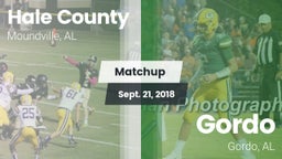 Matchup: Hale County High vs. Gordo  2018