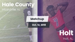 Matchup: Hale County High vs. Holt  2018