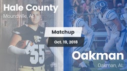 Matchup: Hale County High vs. Oakman  2018