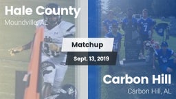Matchup: Hale County High vs. Carbon Hill  2019