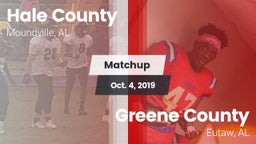 Matchup: Hale County High vs. Greene County  2019