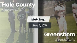 Matchup: Hale County High vs. Greensboro  2019