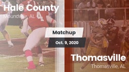 Matchup: Hale County High vs. Thomasville  2020