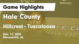 Hale County  vs Hillcrest  - Tuscaloosa Game Highlights - Dec. 11, 2023