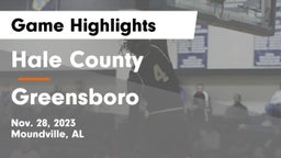 Hale County  vs Greensboro  Game Highlights - Nov. 28, 2023