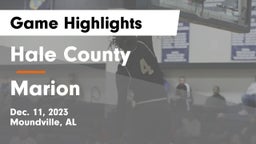 Hale County  vs Marion Game Highlights - Dec. 11, 2023