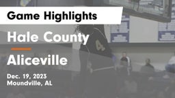 Hale County  vs Aliceville  Game Highlights - Dec. 19, 2023