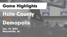 Hale County  vs Demopolis  Game Highlights - Jan. 19, 2024