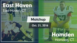 Matchup: East Haven High vs. Hamden  2016