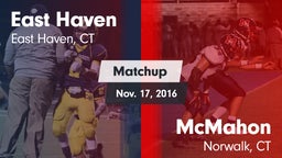 Matchup: East Haven High vs. McMahon  2016