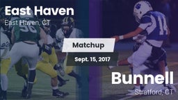 Matchup: East Haven High vs. Bunnell  2017