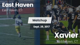 Matchup: East Haven High vs. Xavier  2017